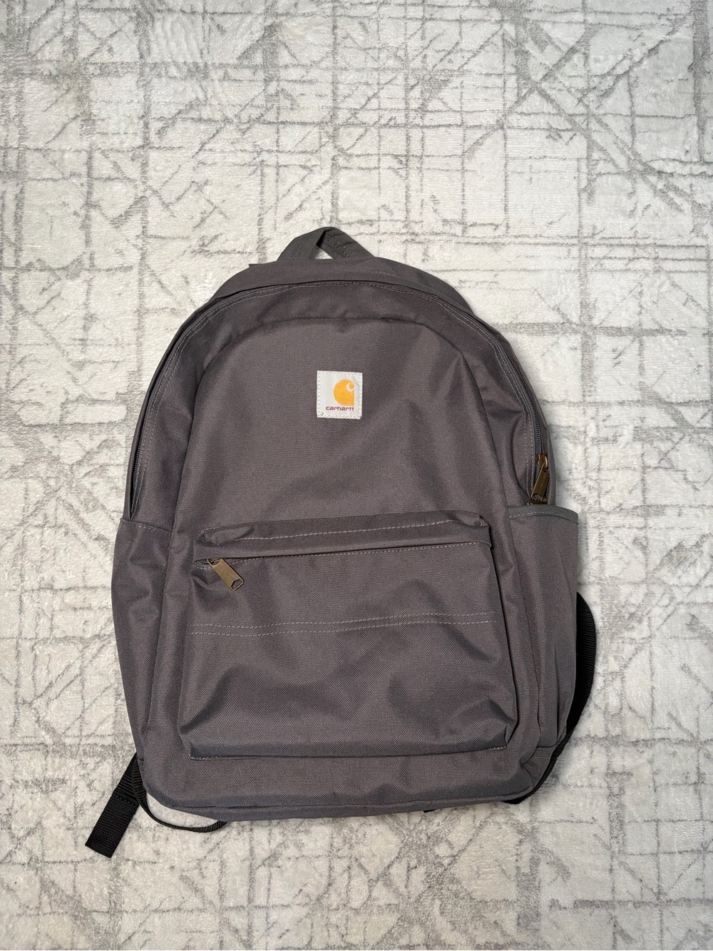 Carhartt Charcoal Gray Backpack with Front Pocket